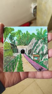 Túnel en vía Verde de Alcoy