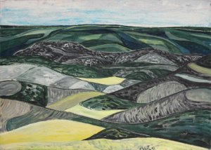 Trigales entre montes