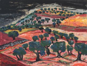 Tormenta en el olivar