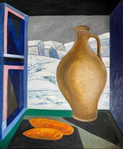 Ventana a la luna llena