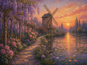 Molino al Atardecer