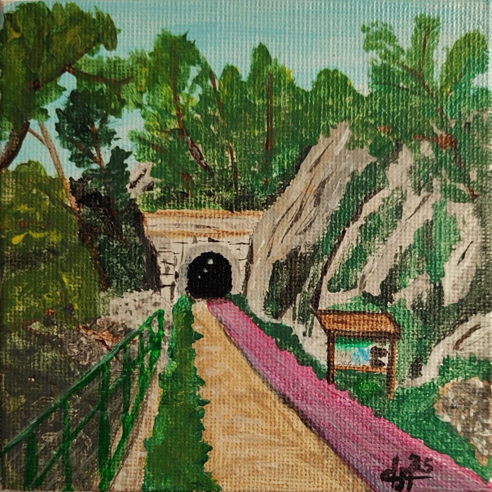 Túnel en vía Verde de Alcoy
